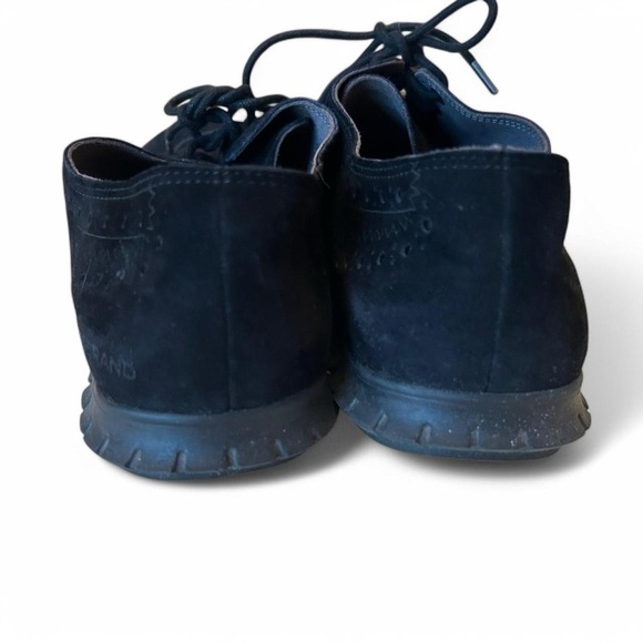 Cole Haan ZeroGrand Women’s Wingtip Oxfords - Black Suede, Size 9 B - Picture 7 of 9